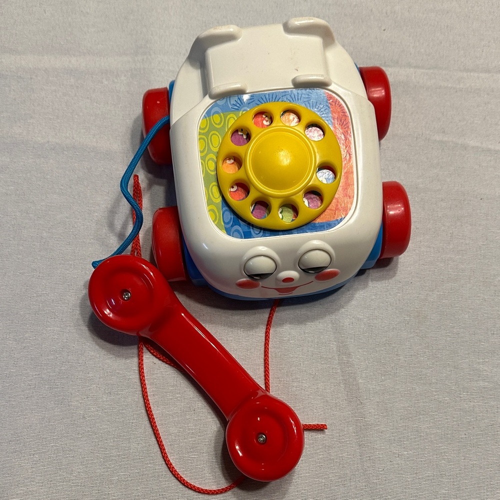 Fisher-Price Vintage Pull Along Toy Phone - Picture 4 of 6